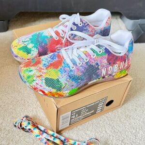 NOBULL Floral SuperFabric Trainer Sneakers size 8.5 women or 7 men